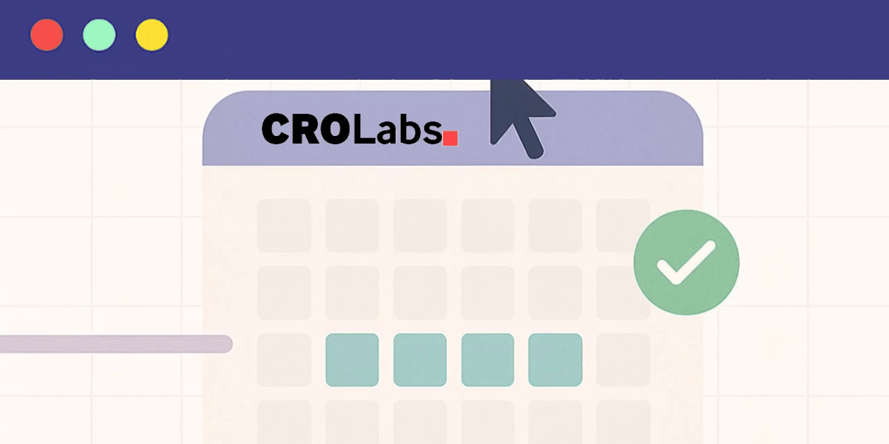 CROLabs let's you easily schedule your experiments to show only within certain timeframes